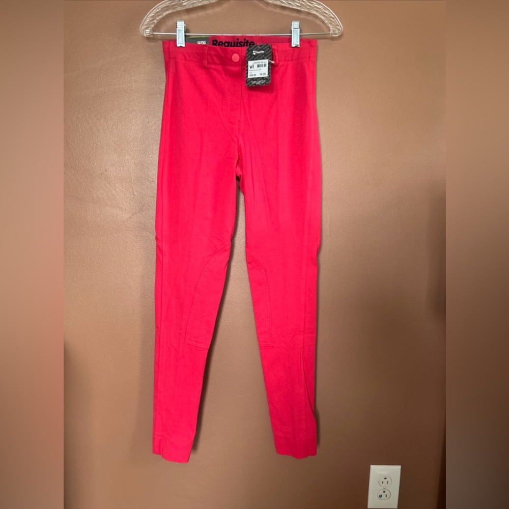 NWT Requisite women’s Equine Horse Riding Breeches  Junipers Tights Sz 6 Pink